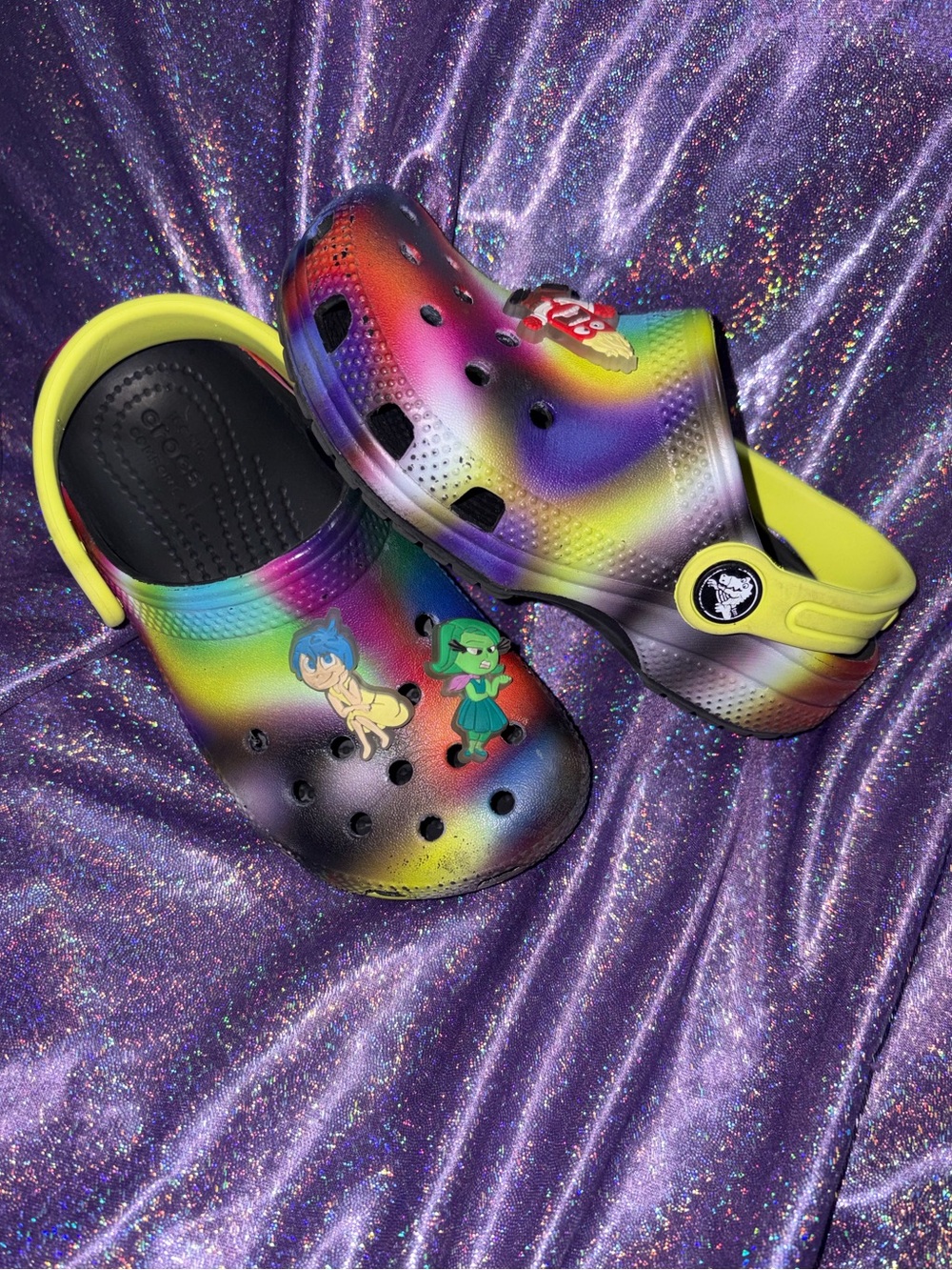 Multicolor Crocs